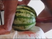 Fuckin Hole of Watermelon! so Tight and Hot in Diffrent Positions
