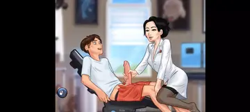 Hot science teacher fucks tight pussy of eager student in animated saga
