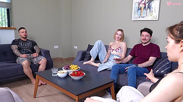 Do you really want this? Cuckold hubby watching his Young Wife get Fucked in the Anal Casting!