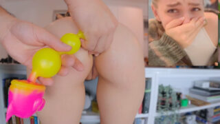 Submissive big ass British teen blonde gets hardcore anal pounding