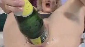 Can your wife do what I do with a big glass bottle