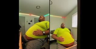 Just working and staying chubby dual view attempt part 1