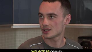 Familydick - sweet boy swallows his stepdads hot seed