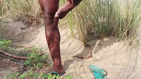 Missing My Girlfriend During a Hot Jungle Massage - Alone But Full of Desire