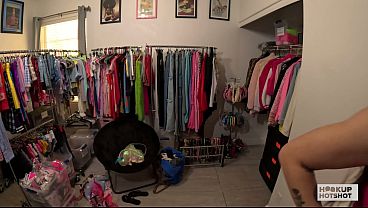 Bryan Gozzling Films Sage Hunter'_s Seductive Strip Tease!