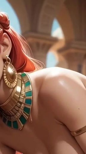 Kelly fucking dressed as an Egyptian (PleasureSex16)   Clip 2