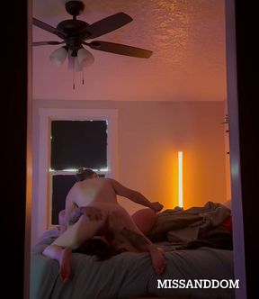 (MissAndDom) POV: You're our Roommate and you Walked in on us Eating Each-Other out and Scissoring