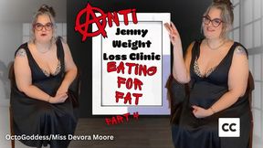 AntiJenny Weight Loss Clinic 4: BBW Diet Counselor OctoGoddess Will Encourage you to Gain Weight, Eat Indulgent Foot and become Fat Happy Woman ft: Feminization, Fat Encouragement, Fat Appreciation POV Captioned Version