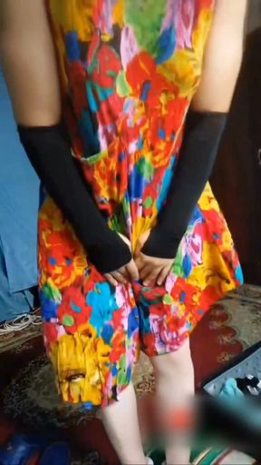 Arabic Dancer Style Crossdresser Cute Sissy White Slut   Clip 3