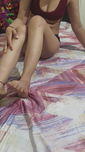 A Girl Alone at Home Got in the Mood in Her Bedroom Me Romance Kiya