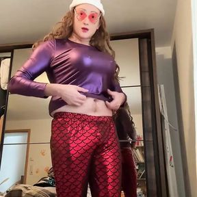 Sissy Francis Malice New Outfits Try on