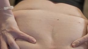 Tunnel Plug Enema - & Fucking My Pussy While Expelling Water From My Full Asshole