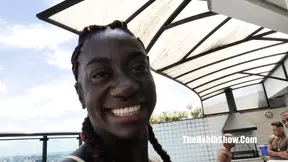 The darkest Brazilian i have ever seen &mdash;  Fernanda Chocolatte &mdash;  fucked by Jeff Black