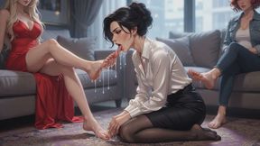 Foot Gagging Stories #6: Confessions of the Boutique Living Shoe