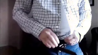 grandpa strips off