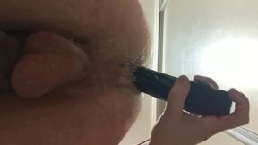 Anal with vibrator