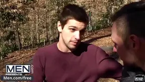 Wild prank leads to intense muscle sex — Cliff Johns takes deep anal pleasure – 18+