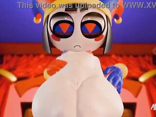 Pomni banging actually hard and precious in the digital circus