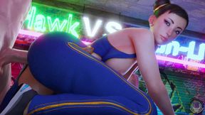 Chun-Li's Juicy Ass Fuck and Anal Creampie [Maiden Masher]