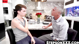 Twinks Step-Daddy's Boy Gets Breeded Raw