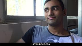 ”LatinLeche - Shy Latin straight guy barebacked on camera for money”