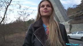 Zlata Shine’s Blonde Passion in Public Heat