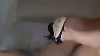 Amateur Couple Shares Husband's Ass With barely legal Blonde In Threesome
