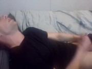 Kiss Me And Stroke Your Cock As I Flood Your Pussy While I Stare At Your Delicious Asshole