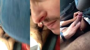 aumenta o som - chupei o pau do motorista do uber no meio da rua