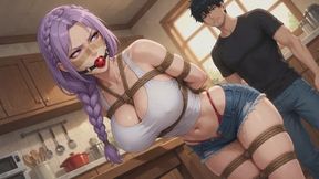 Bondage Stories #74: Lavender Braids Confess the Ropes of Desire