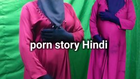 Indian Desi Wife of Cuckold enjoying husband&#039;s friend dick Speaking Hindi and Moaning hard