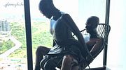 Hot Session on the String Chair T1, Gloomy Gives Me Pleasure - Alex Latex