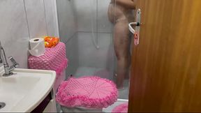 I went into the bathroom and fucked my hot pregnant sister-in-law
