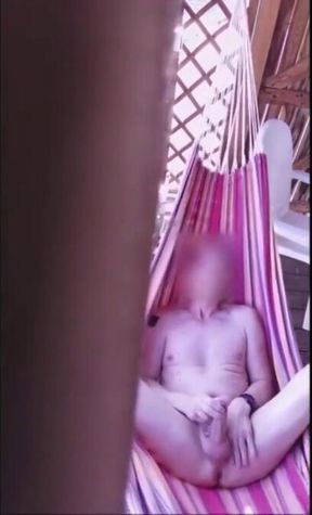 Outdoor Handjob in a Hangmat with a Big-Cocked Twink 2