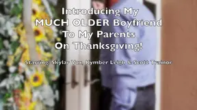 Mature MILF Skylar Vox gets huge cock on Thanksgiving