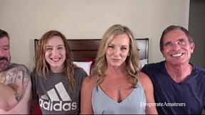 Hot Desperate Milf with Big Tits Takes BBC in On all fours