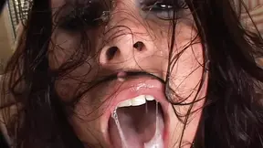 Busty MILF with huge ass gets double fucked by young studs