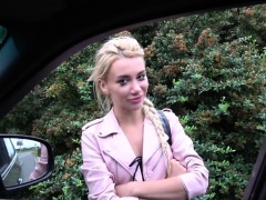 Dude banged blonde Russian hitchhiker