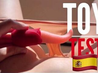 Testing out my fresh vibrator. Oh God, I love it!