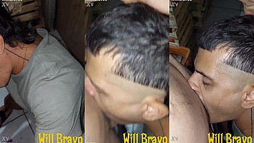 Mamei gostoso o novinho hetero que trabalha comigo no estoque escondido