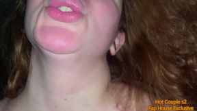 Redhead Rides on Roommate's Cock, Real Amateur Video