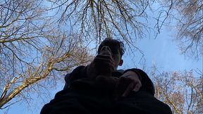 In the shadow with my 9 inches cock