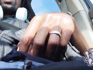 Ebony Dong Enjoys A Parking Lot Release (Full movie scenes @ Manyvids: KuroYukiExperience)