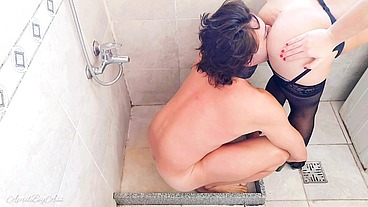 dominating my stepbrother, pee enema funnel me and more than 2 liters dirty dirty !!!
