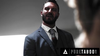 PURE TABOO Ella Reese's Clueless Husband Caught Her Fucking Investigator For Preferential Treatment