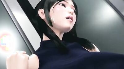 Check out this 3D cartoon of horny girl getting spanked and fucked hard by 2 cocks!