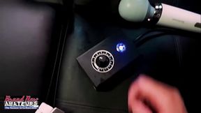 Hot Brunette Collette And Raquel Love Take Turns In The Fuck Machine!