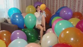 Custom Clip Mishel bursts 100x 16 inch balloons