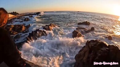 Hot and Romantic Couple Fuck on the Couch in Portugal | Jamie Young