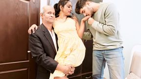 Indian desi bhabhi has hardcore sex with father in law and sucks penis hindi video